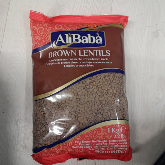 Ali Baba Brown Lentils 1kg