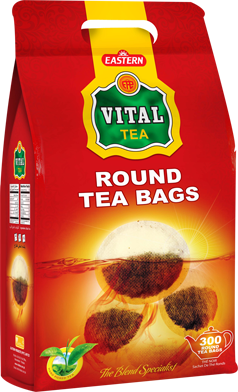 Vital - 300 Round Tea Bags Box (2.5gm/Tea Bag) 750g