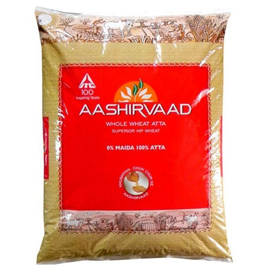 Aashirwad Chakki Atta Whole Wheat 10kg