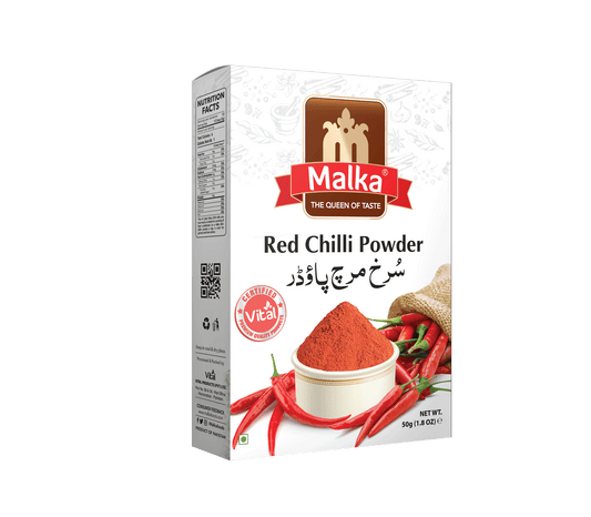 MALKA - RED CHILLI POWDER-50 GMS