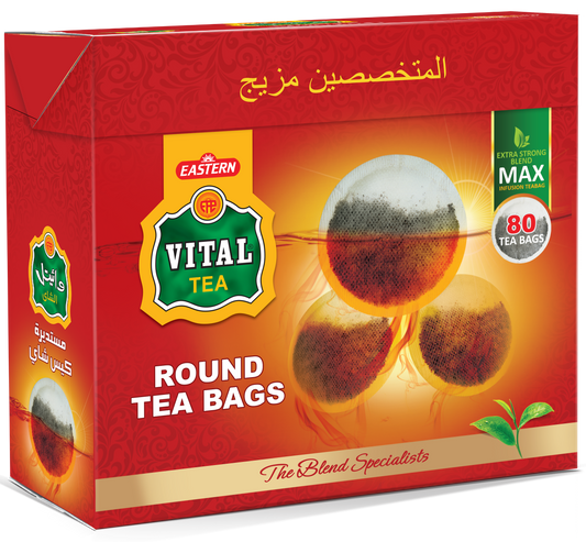 Vital - Round 80  Tea Bags Box (2.5gm / Tea Bag) 200g