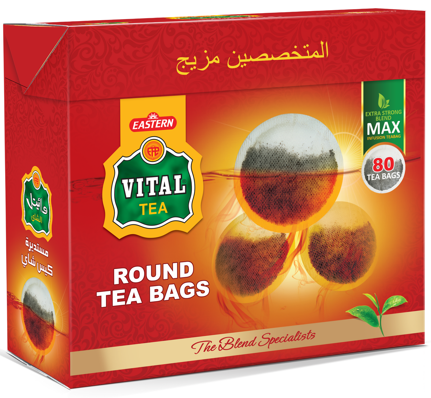 Vital - Round 80  Tea Bags Box (2.5gm / Tea Bag) 200g