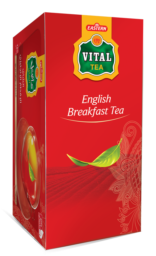 Vital -English Breakfast Tea Bags Box (2gm /  25 Tea Bag) 50g