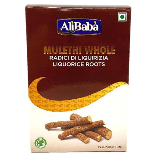 Mulethi Whole (Liquorice Roots) 100g - Ali Baba