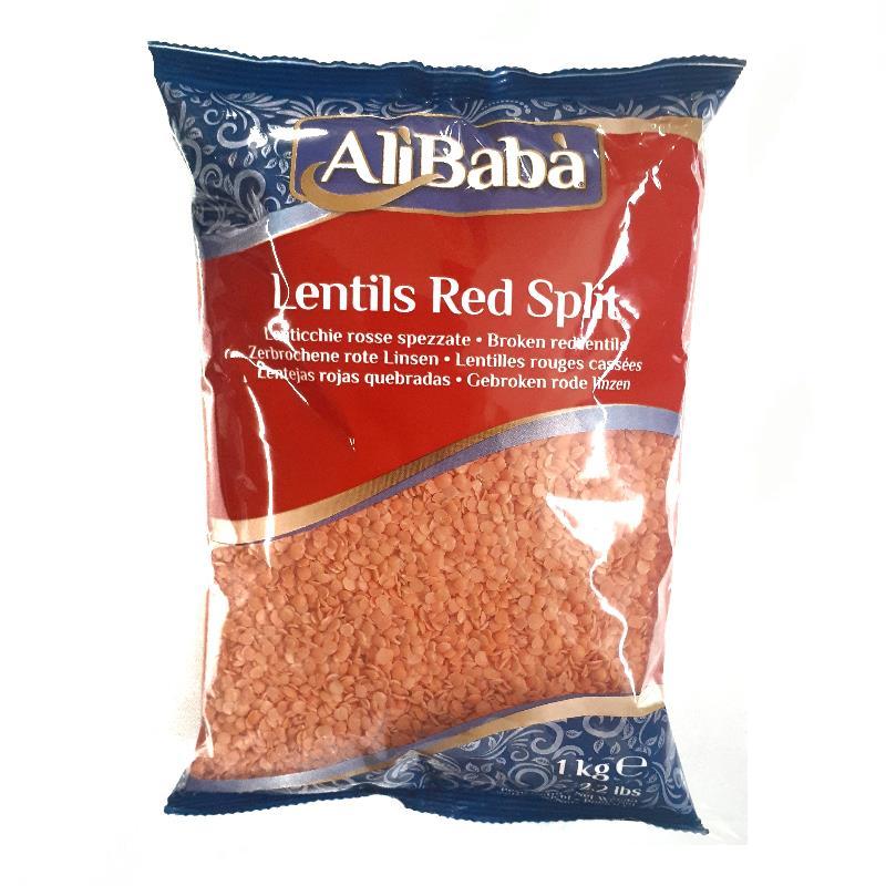 Ali Baba Red Split Lentils 2kg